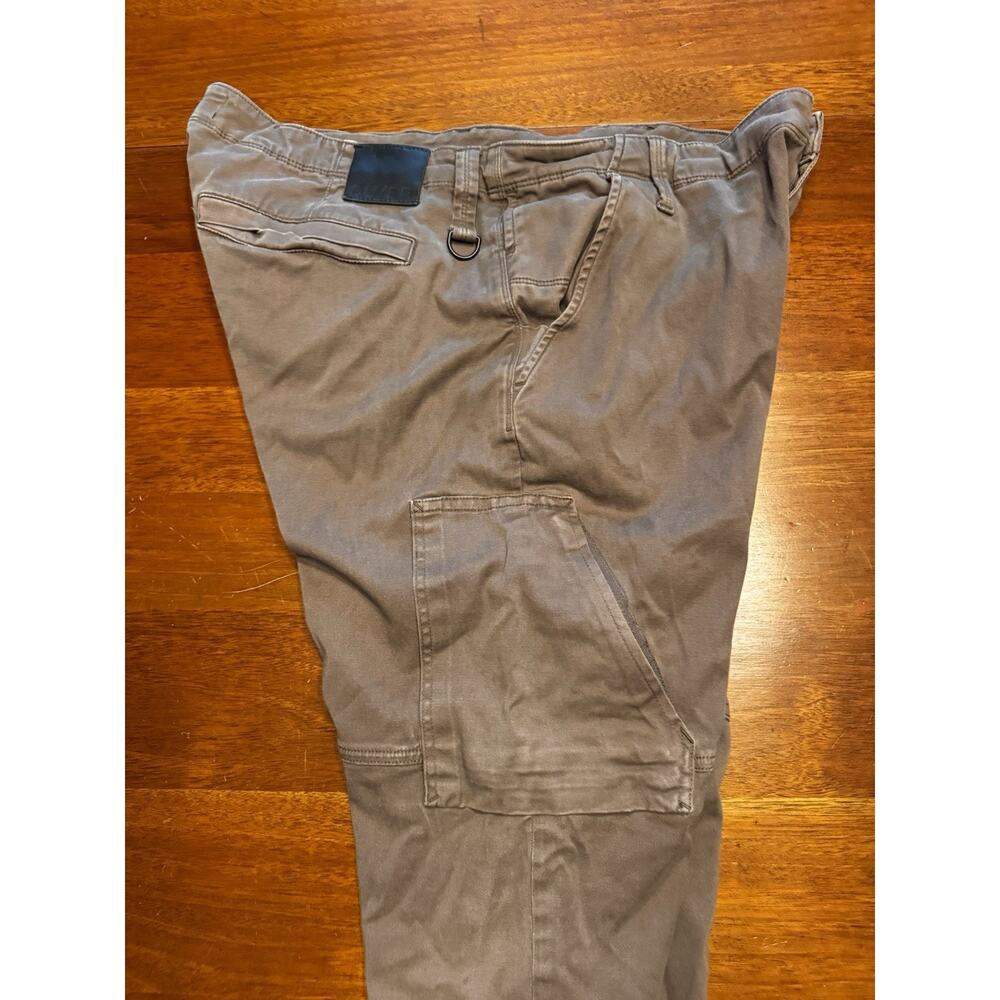 38 X 30 Du/er Live Free Adventure Pants Gray Stretch Snap Cuff Cargo - Picture 3 of 10